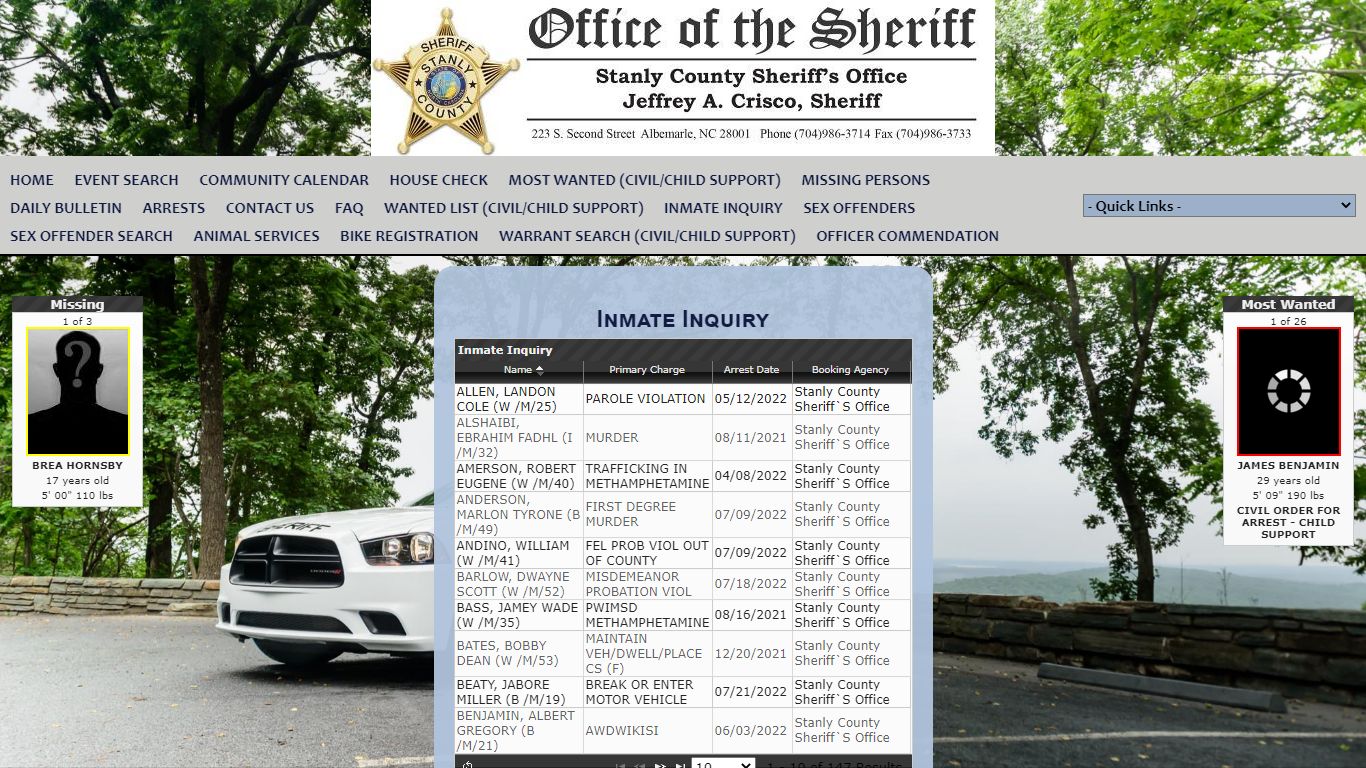 Stanly County Sheriff's Office P2C